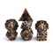 7-Piece Metal RPG Dice Set — Bronze Compass - photo 29669