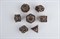 7-Piece Metal RPG Dice Set — Bronze Compass - photo 29671