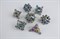 7-Piece Metal RPG Dice Set — Lightbringer Skull - photo 29676