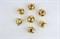 7-Piece Metal RPG Dice Set — Ruby-Gold Hedgehog - photo 29687