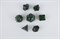 7-Piece Metal RPG Dice Set — Malachite Knight - photo 29692