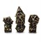 7-Piece Metal RPG Dice Set — Bronze Crescent - photo 29696
