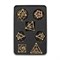 7-Piece Metal RPG Dice Set — Bronze Crescent - photo 29699