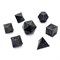 7-Piece Metal RPG Dice Set — Forge Dark-Light Blue - photo 29702