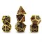 7-Piece Metal RPG Dice Set — Red-Gold Mechanism - photo 29711