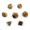 7-Piece Metal RPG Dice Set — Red-Gold Mechanism - photo 29712
