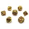 7-Piece Metal RPG Dice Set — Red-Gold Mechanism - photo 29713
