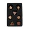 7-Piece Metal RPG Dice Set — Red-Gold Mechanism - photo 29714