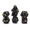7-Piece Metal RPG Dice Set — Dark-Gold Angelic Sword - photo 29716