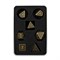 7-Piece Metal RPG Dice Set — Dragon Scale Bronze - photo 29729