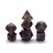 7-Piece Metal RPG Dice Set — Matte Metallic Red - photo 29731