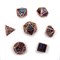 7-Piece Metal RPG Dice Set — Forge Purple-Light Blue - photo 29736