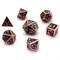 7-Piece Metal RPG Dice Set — Forge Purple-Light Blue - photo 29737