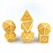 7-Piece RPG Dice Set — Gaming Yellow-White - photo 29745