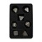 7-Piece Metal RPG Dice Set — Dark-Nickel Mechanism - photo 29751