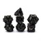 7-Piece Metal RPG Dice Set — Silver Angelic Sword - photo 29773