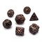 7-Piece Metal RPG Dice Set — Patterned Blood Metal - photo 29779