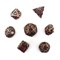 7-Piece Metal RPG Dice Set — Patterned Blood Metal - photo 29780
