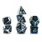 7-Piece Metal RPG Dice Set — Faux-Red Web - photo 29807