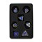 7-Piece Metal RPG Dice Set — Sapphire-Gold Web - photo 29815