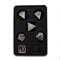 7-Piece Metal RPG Dice Set — Forge Bronze - photo 29825