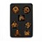 7-Piece Metal RPG Dice Set — Dark-Gold Angelic Sword - photo 29830