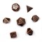7-Piece Metal RPG Dice Set — Forge Ancient Nickel - photo 29834