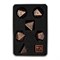 7-Piece Metal RPG Dice Set — Forge Ancient Nickel - photo 29835