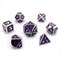 7-Piece Metal RPG Dice Set — Dragon Scale Purple - photo 29838
