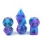 7-Piece RPG Dice Set — Tropical Mix Blue-Purple - photo 29845