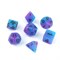 7-Piece RPG Dice Set — Tropical Mix Blue-Purple - photo 29846