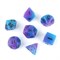 7-Piece RPG Dice Set — Tropical Mix Blue-Purple - photo 29847