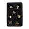 7-Piece Metal RPG Dice Set — Green Web - photo 29852