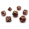 7-Piece Metal RPG Dice Set — Bronze Mechanism - photo 29861