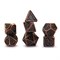 7-Piece Metal RPG Dice Set — Dark-Copper Mechanism - photo 29867
