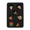 7-Piece Metal RPG Dice Set — Dragon Scale Red-Green - photo 29875