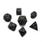 7-Piece Metal RPG Dice Set — Nickel Gears - photo 29895