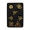7-Piece Metal RPG Dice Set — Gold Crescent - photo 29913