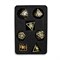 7-Piece Metal RPG Dice Set — Arachnophobia - photo 29921