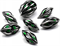 7-Piece Metal RPG Dice Set — Green Bullet - photo 29926
