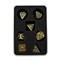 7-Piece Metal RPG Dice Set — Dragon Scale Faux Gold - photo 29932