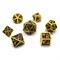 7-Piece Metal RPG Dice Set — Forge Gold-Purple - photo 29945