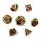 7-Piece Metal RPG Dice Set — Forge Gold-Purple - photo 29946
