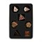 7-Piece Metal RPG Dice Set — Forge Gold-Purple - photo 29947