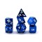 7-Piece Metal RPG Dice Set — Gloss Metallic Metallic Light Blue - photo 29949