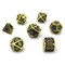 7-Piece Metal RPG Dice Set — Dark-Blue Mechanism - photo 29955