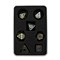 7-Piece Metal RPG Dice Set — Dark-Blue Mechanism - photo 29956
