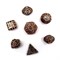 7-Piece Metal RPG Dice Set — Patterned Bronze - photo 29962