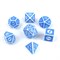 7-Piece RPG Dice Set — Gaming Blue-White - photo 29978