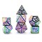 7-Piece Metal RPG Dice Set — Forge White - photo 29980